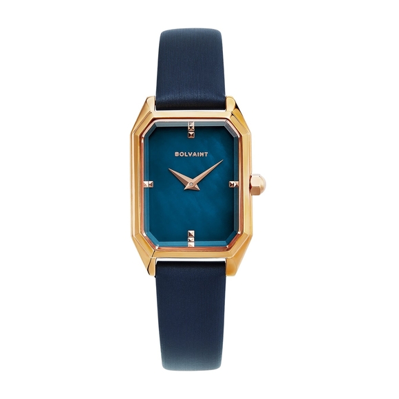 NEW Bolvaint Paris Turquoise and Rose Gold Women's Watch